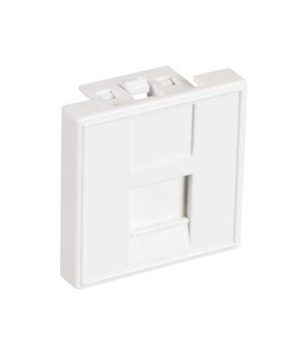 EC-IMF-1-WT-10 (10шт). Вставка 45x45 (Mosaic) для 1 модуля Keystone Jack. NETLAN в Санкт-Петербурге