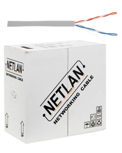 U/UTP 2pair, Cat5, In, PVC, CCA (CCA-UU002-5-PVC-GY) . Кабель «витая пара» (LAN) для структурированных систем связи. NETLAN в Санкт-Петербурге