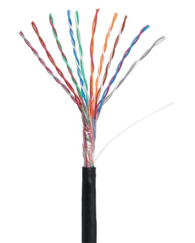 U/UTP 10pair, Cat5, Out, PE (EC-UU010-5-PE-BK-3). Кабель «витая пара» (LAN) для структурированных систем связи. NETLAN в Санкт-Петербурге