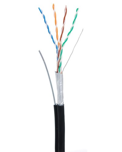 F/UTP 4pair, Cat5e, Out, Sw (EC-UF004-5E-PE-SW-BK). Кабель «витая пара» (LAN) для структурированных систем связи. NETLAN в Санкт-Петербурге