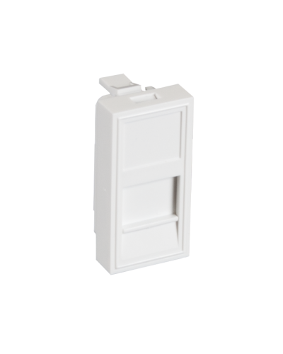 EC-IMH-1-WT-10 (10шт). Вставка 45x45 (Mosaic) для 1 модуля Keystone Jack. NETLAN в Санкт-Петербурге