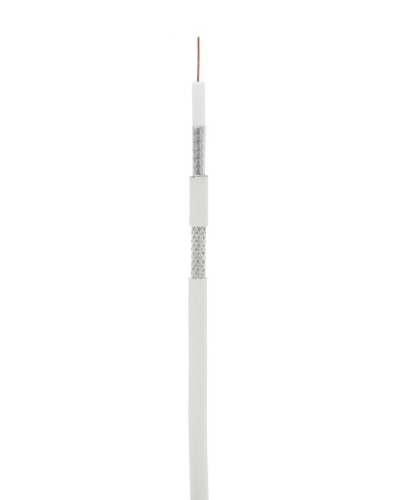 RG-6 CCS, In, PVC (EC-C2-32123A-WT-1). Кабель коаксиальный омедненный. NETLAN в Санкт-Петербурге