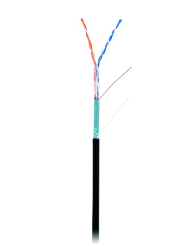 F/UTP 2pair, Cat5, Out, PE (EC-UF002-5-PE-BK). Кабель «витая пара» (LAN) для структурированных систем связи. NETLAN в Санкт-Петербурге