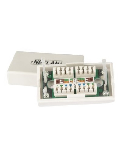 EC-UCB-IDC-UD2-WT-10 (10 шт). Проходной соединитель. NETLAN в Санкт-Петербурге