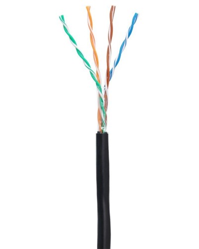 U/UTP 4pair, Cat5е, Out, PE (EC-UU004-5E-PE-BK). Кабель «витая пара» (LAN) для структурированных систем связи. NETLAN в Санкт-Петербурге
