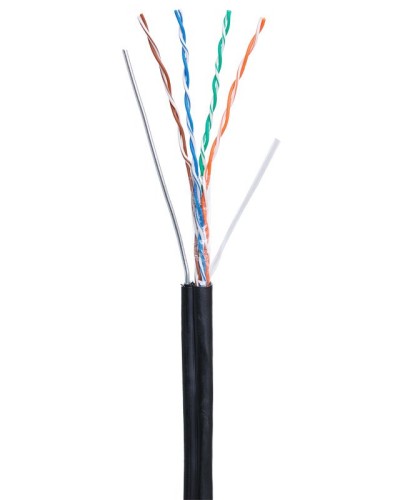 U/UTP 4pair, Cat5e, Out, Sw, PE (EC-UU004-5E-PE-SW-BK). Кабель «витая пара» (LAN) для структурированных систем связи. NETLAN в Санкт-Петербурге
