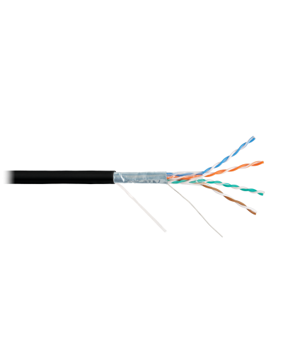 F/UTP 4pair, Cat5e, Solid, In/Out, нг(А)-HF (NMC 9200C-BK). Кабель «витая пара» (LAN) для структурированных систем связи. NIKOMAX в Санкт-Петербурге