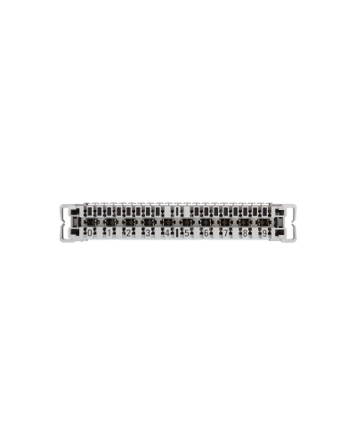 NMC-PL10-CC-10 (10 шт). Плинт неразмыкаемый, (0...9), крепление под кронштейн. NIKOMAX в Санкт-Петербурге