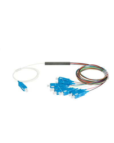 NMF-SPP1X8A1-SCU-M. Сплиттер планарный 1x8, 9/125мкм, SC/UPC, 0.9 мм. NIKOMAX в Санкт-Петербурге