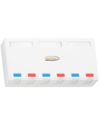 NMC-MB6P-ST-WT. Корпус настенной розетки. NIKOMAX в Санкт-Петербурге