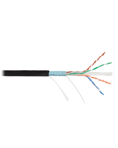 F/UTP 4pair, Cat6a, Solid, Out, PVC (NMC 4255B-BK). Кабель «витая пара» (LAN) для структурированных систем связи. NIKOMAX в Санкт-Петербурге