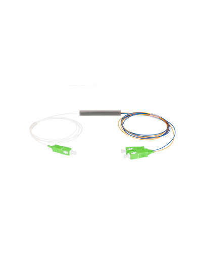 NMF-SPP1X2A1-SCA-M. Сплиттер планарный 1x2, 9/125мкм, SC/APC, 0.9 мм. NIKOMAX в Санкт-Петербурге