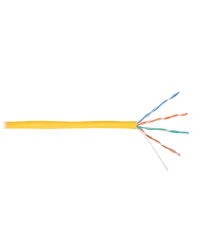 U/UTP 4pair, Cat5e, Solid, In, нг(А)-HF (NMC 9100C-YL). Кабель «витая пара» (LAN) для структурированных систем связи. NIKOMAX в Санкт-Петербурге