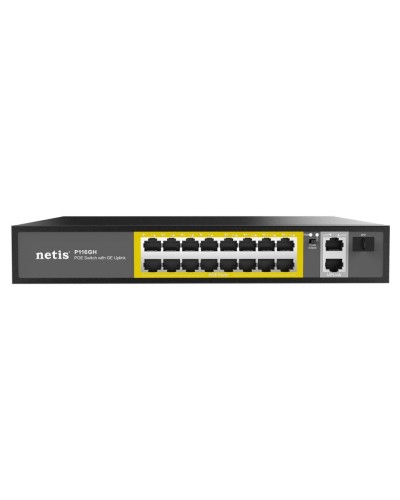 Netis P116GH. Коммутатор сетевой PoE неуправляемый. Netis в Санкт-Петербурге