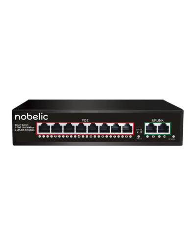 NBLS-1008P. Коммутатор неуправляемый 8-портовый. Nobelic в Санкт-Петербурге