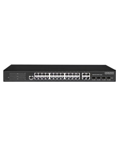 SW-8244/L(400W). Коммутатор 24-портовый  Gigabit Ethernet с PoE. OSNOVO в Санкт-Петербурге