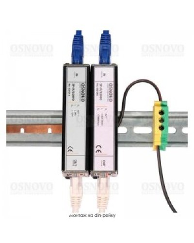 SP-IP/100D. Устройство грозозащиты цепей Ethernet. OSNOVO в Санкт-Петербурге