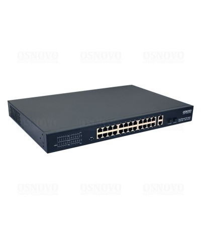 SW-62422(400W). Коммутатор 24-портовый  Fast Ethernet с PoE. OSNOVO в Санкт-Петербурге