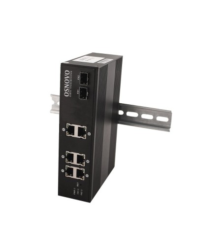 SW-8062/IC. Промышленный PoE коммутатор Gigabit Ethernet на 8 портов. OSNOVO в Санкт-Петербурге