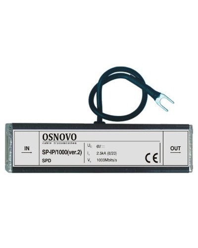 SP-IP/100(ver2). Устройство грозозащиты цепей Ethernet. OSNOVO в Санкт-Петербурге