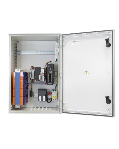 OSP-46TB1(SW-80802/ILS(port 90W)). Уличный коммутатор с PoE. OSNOVO в Санкт-Петербурге