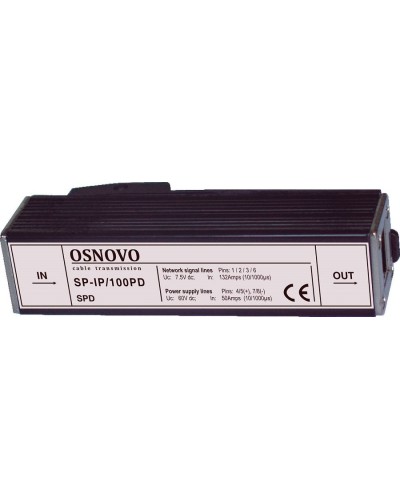 SP-IP/100PD. Устройство грозозащиты цепей Ethernet. OSNOVO в Санкт-Петербурге