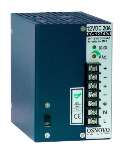 PS-12240/I. Блок питания промышленный. OSNOVO в Санкт-Петербурге