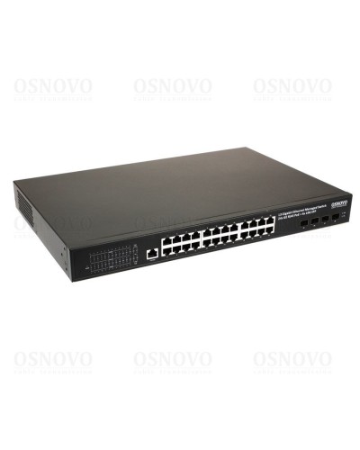 SW-24G4X-1L. Коммутатор с PoE. OSNOVO в Санкт-Петербурге