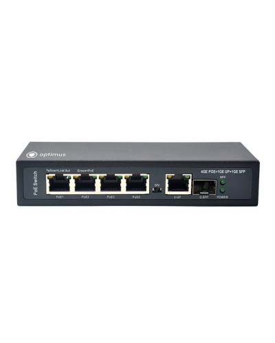 U1E-4G/1G/1S. Коммутатор с PoE . Optimus в Санкт-Петербурге