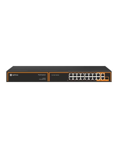 U1I-15F1G2b/2G/1S. Коммутатор с питанием по PoE 16-портовый. Optimus в Санкт-Петербурге