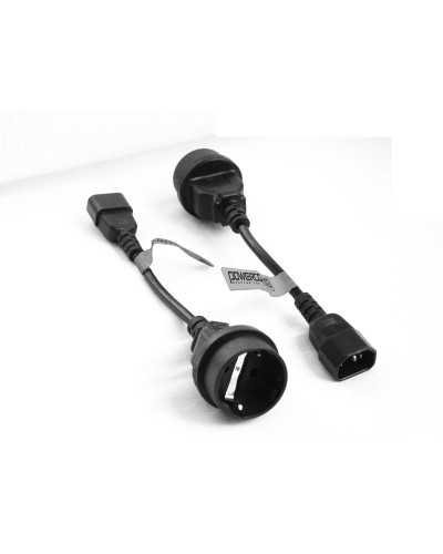 Cord PCM SCUT IEC320 to Type-F. Кабель IEC-320 C14 to Socket Type-F. POWERCOM в Санкт-Петербурге