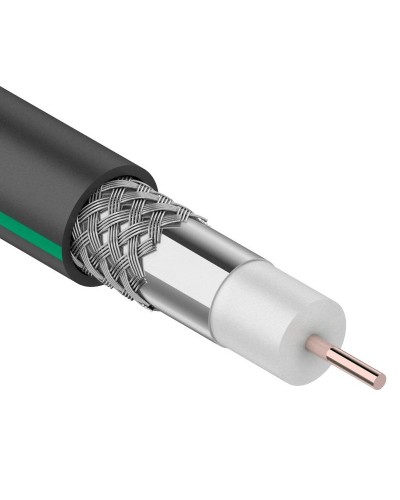 SAT 703 B, Cu/Al/Al, 75%, 75 Ом, 100 м, черный OUTDOOR. PROconnect. (01-2436-1). Кабель коаксиальный радиочастотный. PROCONNECT в Санкт-Петербурге