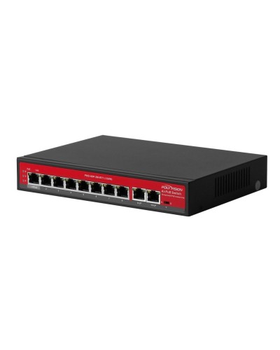 PND-08P-2G (120W). Коммутатор AI 10-портовый с функцией PoE. Polyvision в Санкт-Петербурге