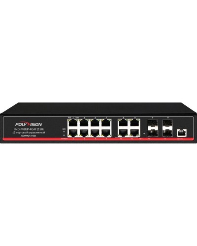 PND-M8GP-4G4F(150). Коммутатор управляемый оптический 12 портовый. Polyvision в Санкт-Петербурге