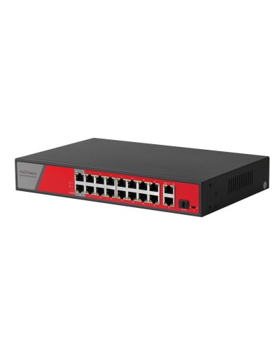PND-16P-2G1F-BT2 (300W). Коммутатор гибридный 16+2+1 с PoE. Polyvision в Санкт-Петербурге