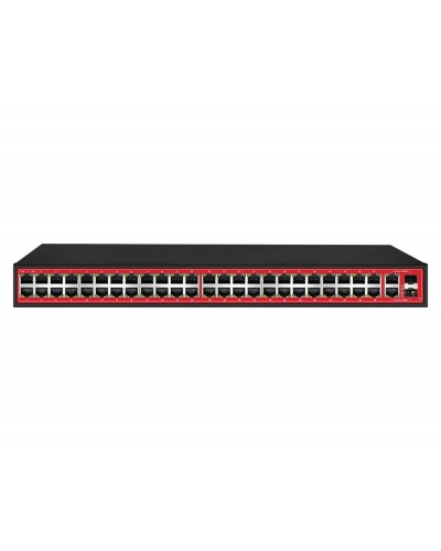 PND-48P-2G2F (700W). Коммутатор неуправляемый 50-портовый с функцией PoE. Polyvision в Санкт-Петербурге