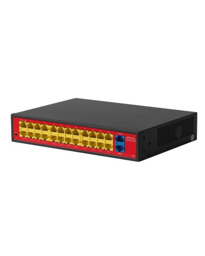 PND-24P-2G Lite (250W). Коммутатор неуправляемый 26-портовый с функцией PoE. Polyvision в Санкт-Петербурге