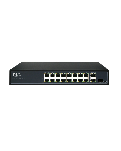 RVi-1NS16F-1T-1C. Коммутатор с питанием по PoE. RVi в Санкт-Петербурге