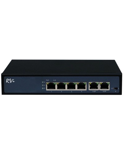 RVi-1NS04F-2T. Коммутатор с питанием по PoE. RVi в Санкт-Петербурге