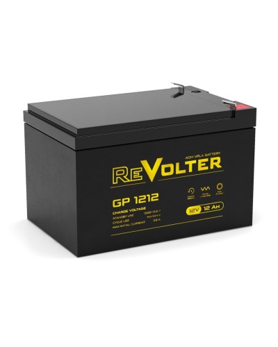 Revolter GP 1212. Аккумулятор автомобильный герметичный свинцово-кислотный. Revolter в Санкт-Петербурге