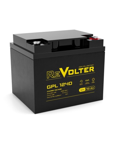 Revolter GPL 1240. Аккумулятор автомобильный герметичный свинцово-кислотный. Revolter в Санкт-Петербурге