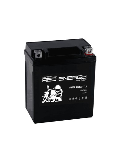 Red Energy RS 1207.1. Аккумулятор герметичный свинцово-кислотный стартерный. Red Energy в Санкт-Петербурге