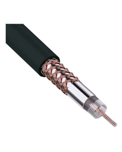 RG-58 A/U, 50 Ом, Cu/Al/Cu, 64%, 100 м, черный (01-2003). Кабель коаксиальный радиочастотный. Rexant в Санкт-Петербурге