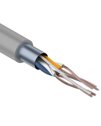 F/UTP, CAT 5e, PVC, 2PR, 24AWG, INDOOR, STRANDED, серый, 305м, REXANT (01-0125). Кабель «витая пара» (LAN) для структурированных систем связи. Rexant в Санкт-Петербурге