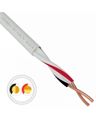 КПСВВнг(А)-LSLTx 1х2х1,5 REXANT (01-4873). Кабель для систем передачи данных пониженной пожароопасности c низким дымо- и газовыделением, с низкой токсичностью продуктов горения. Rexant в Санкт-Петербурге