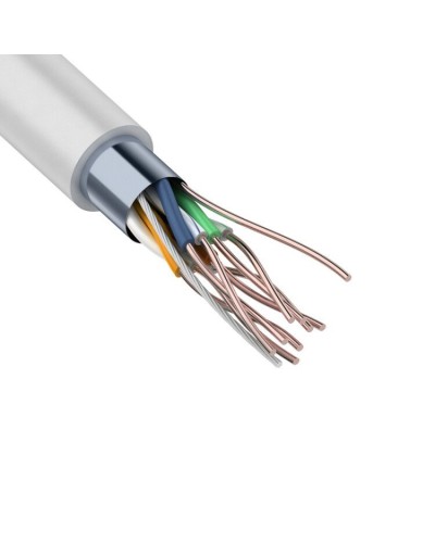 F/UTP, CAT 5e, ZH нг(А)-HF, 4PR, 24AWG, INDOOR, SOLID 305 м (01-0169). Кабель «витая пара» (LAN) для структурированных систем связи. Rexant в Санкт-Петербурге