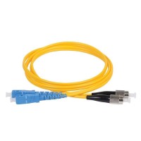 Патч-корд оптический (SM), 9/125 (OS2), SC/UPC-FC/UPC, (Duplex), 3мм, LSZH, 15м (50-2857-3): Патч-корд оптический