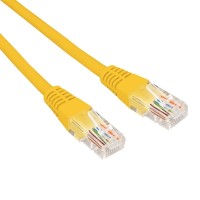 Патч-корд U/UTP CAT 6, RJ45-RJ45, 26AWG, LSZH, желтый, 2м REXANT (02-0295-2). Патч-корд UTP. Rexant