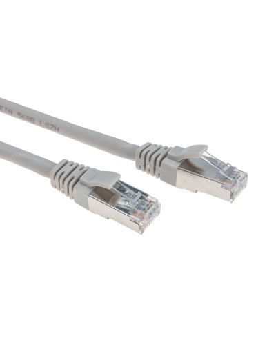 Патч-корд S/FTP CAT 6A (10G), RJ45-RJ45, 28AWG, LSZH, серый, 5м REXANT (02-0390-5). Патч-корд медный. Rexant в Санкт-Петербурге
