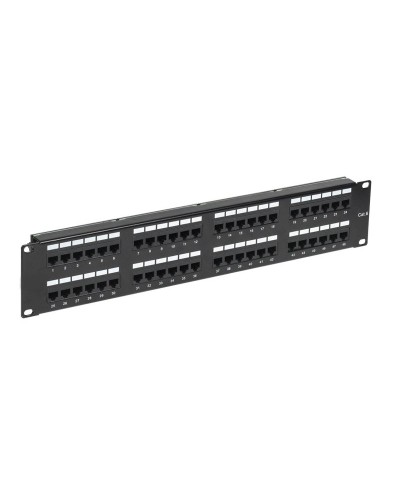 Панель коммутационная с кабельными органайзерами 19", 2U, 48 портов, RJ-45, CAT 6, UTP REXANT PRO (02-0232): Патч-панель 19" в Санкт-Петербурге